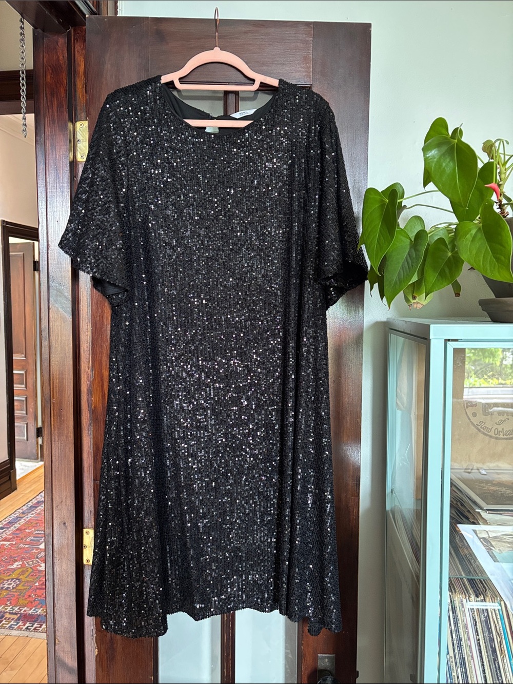 Penningtons Black Sequin Mini Dress
